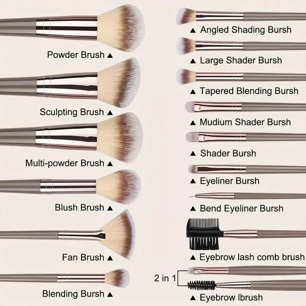 Fluffy Beauty Brush Set
