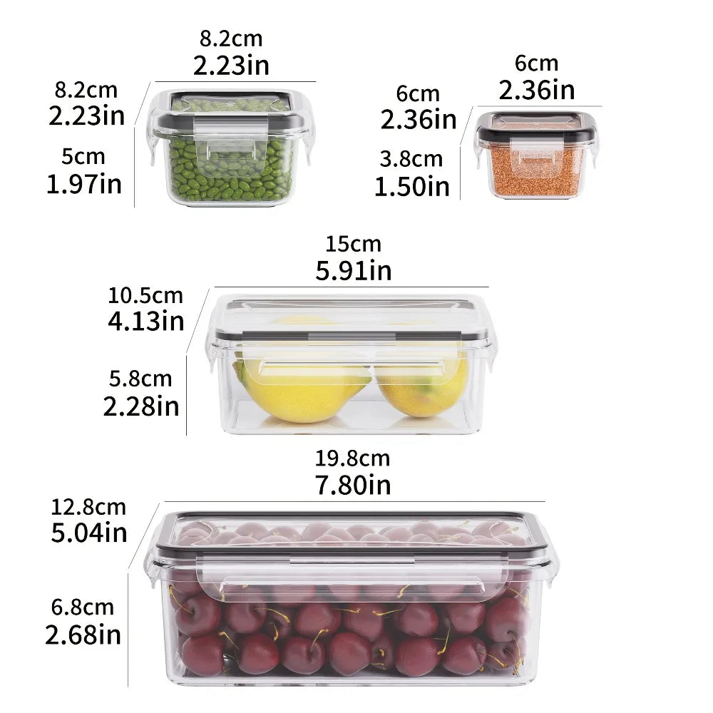 BPA-Free Locking Food Containers