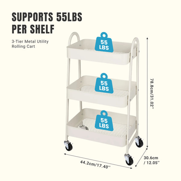 Versatile Rolling Kitchen Cart